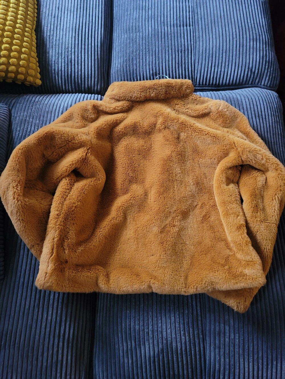 H&M Tan Brown Teddy Jacket - Picture 3 of 3
